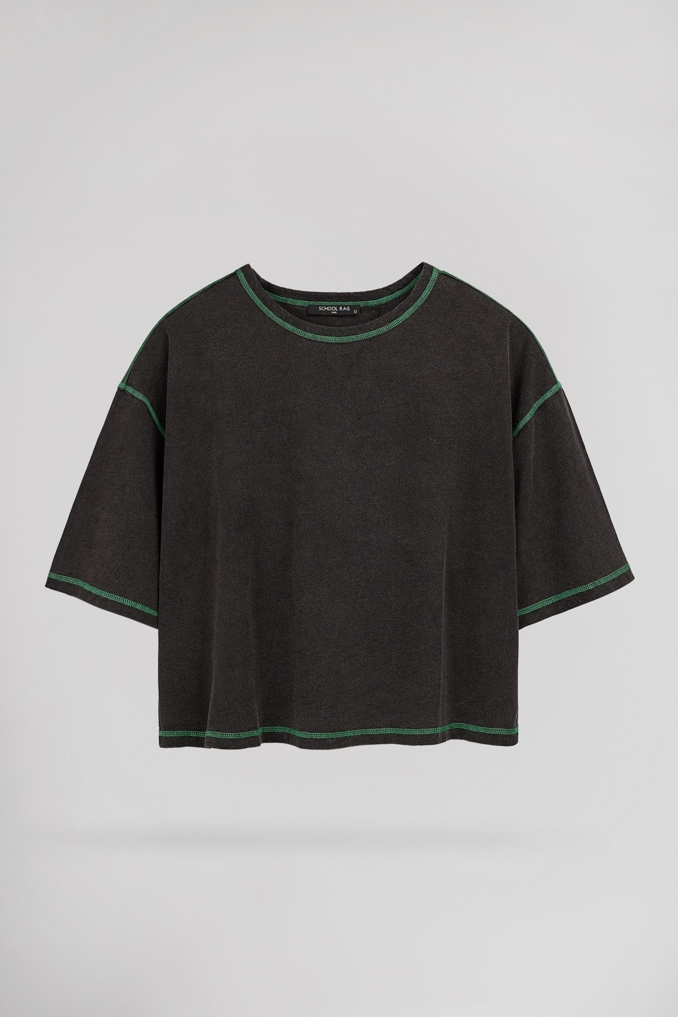 T-shirt délavé vintage THESHOP ACID - School Rag