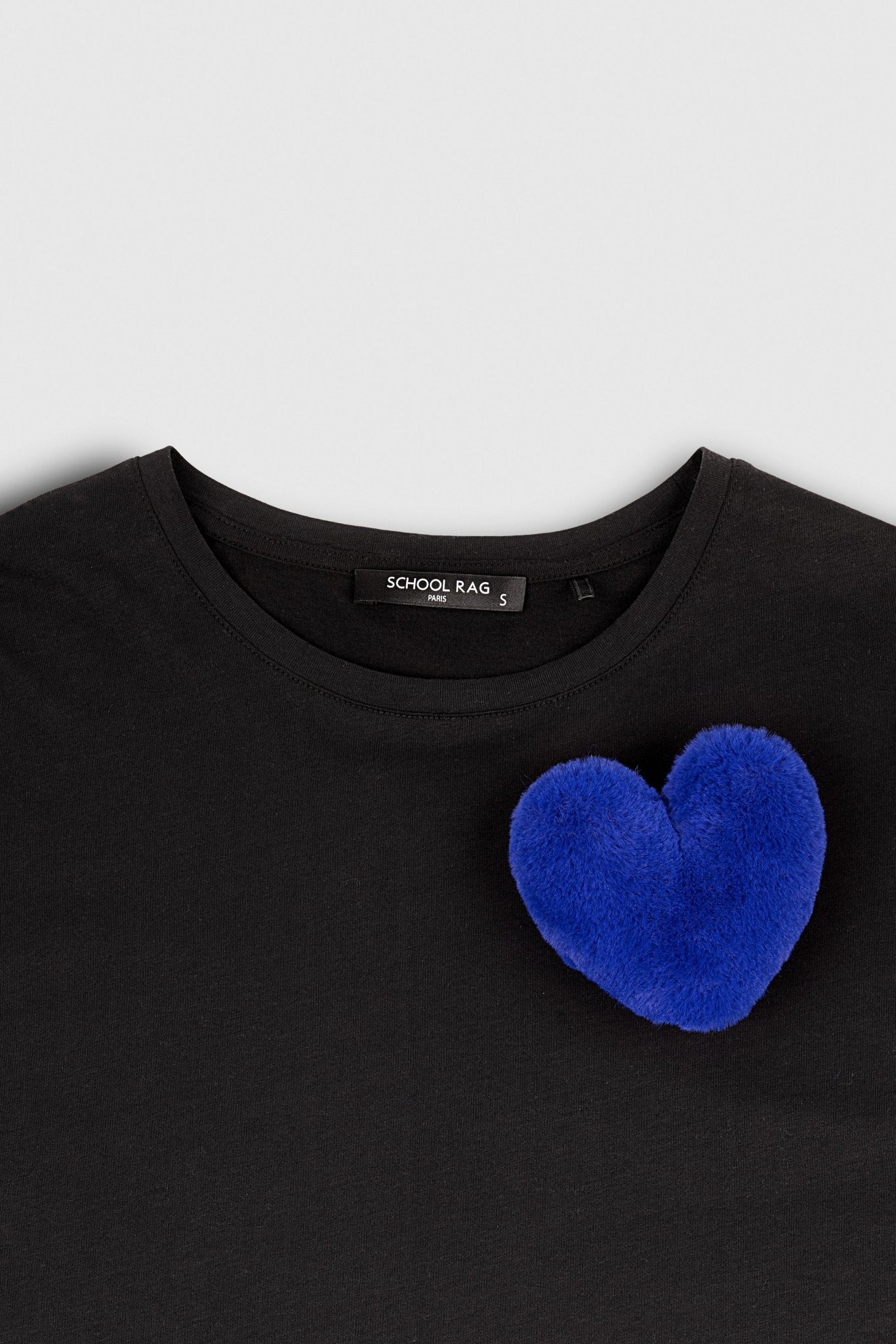 T-shirt noir SOFTLY NOIR - School Rag