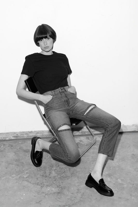 Achat T-shirt noir SOFTLY NOIR - School Rag