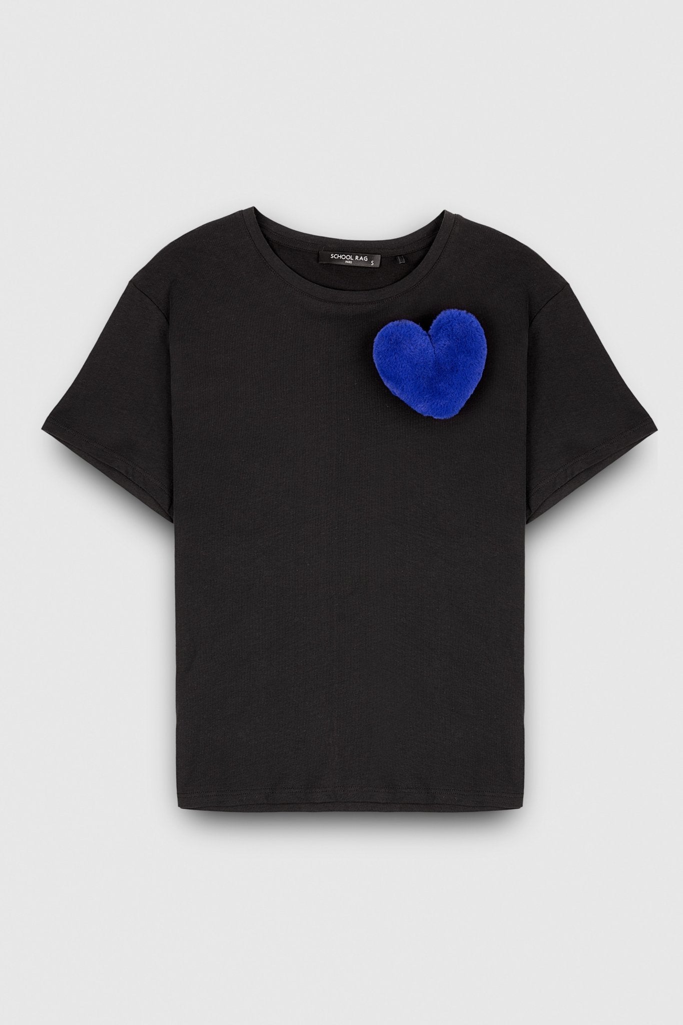 T-shirt noir SOFTLY NOIR - School Rag