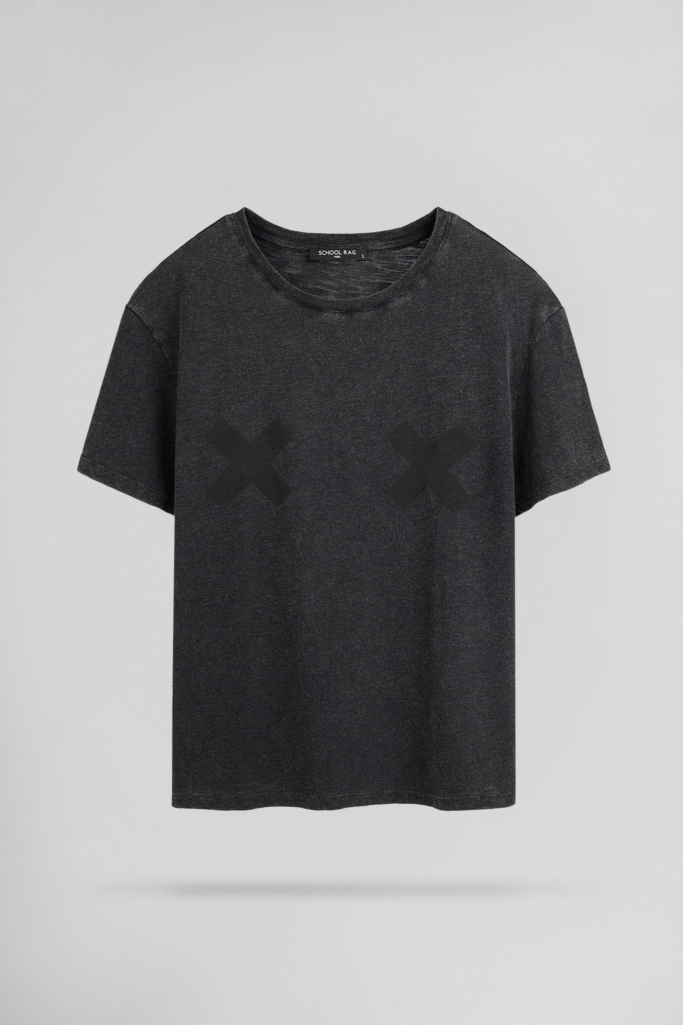 T-shirt T - ACID DARK GREY - School Rag