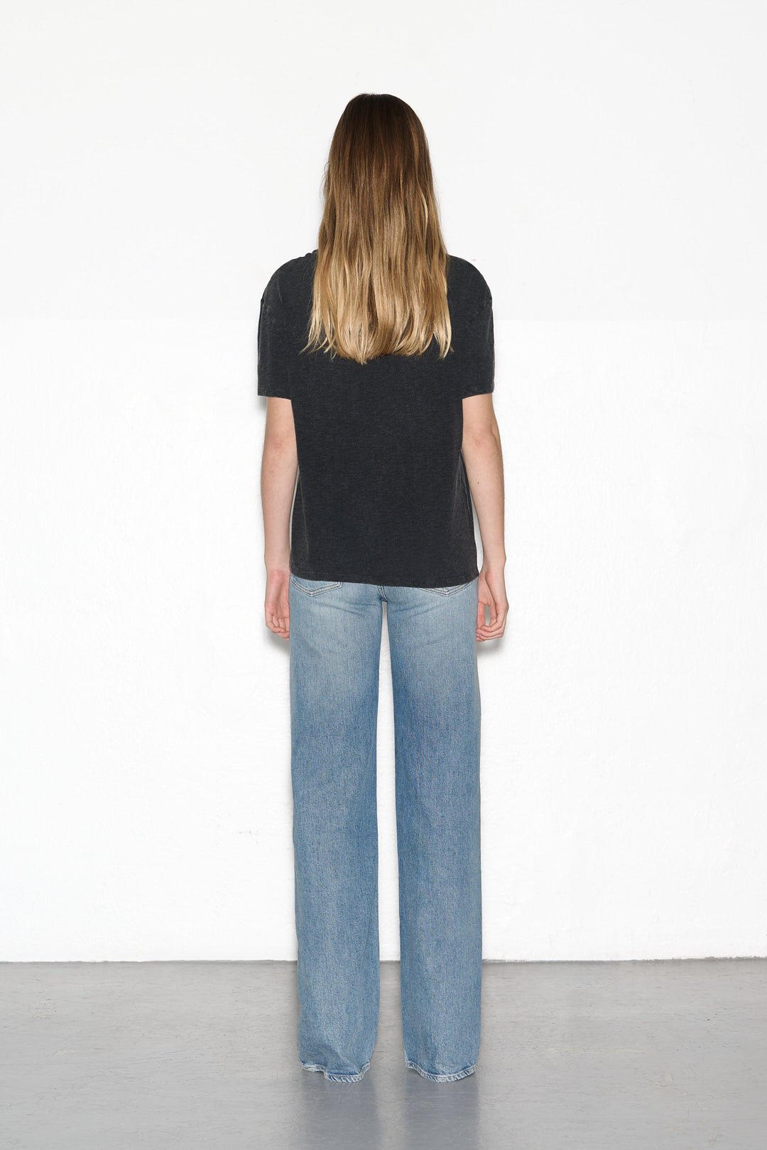 T-shirt T - ACID DARK GREY - School Rag