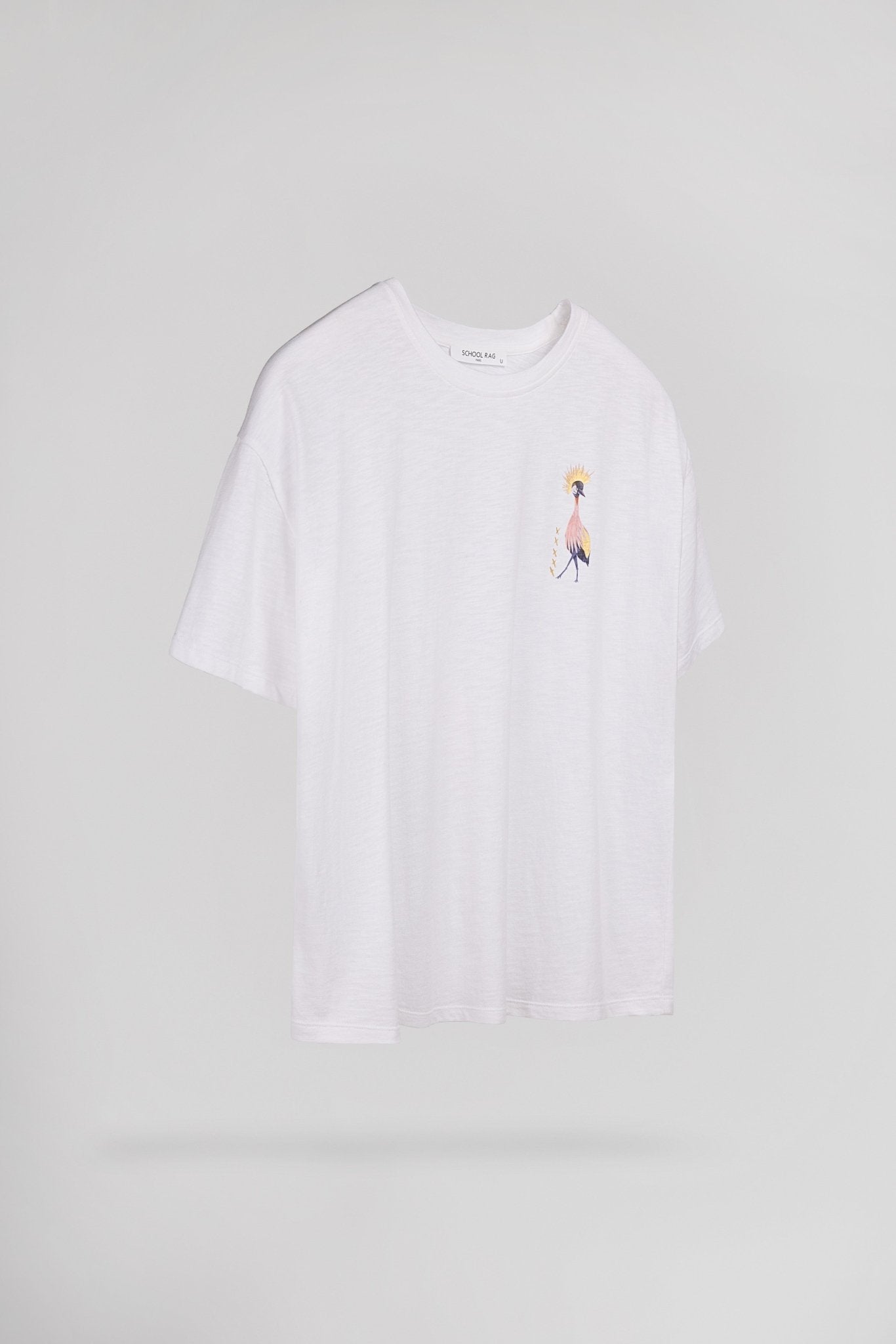 T-shirt T - BIRDY BLANC - School Rag