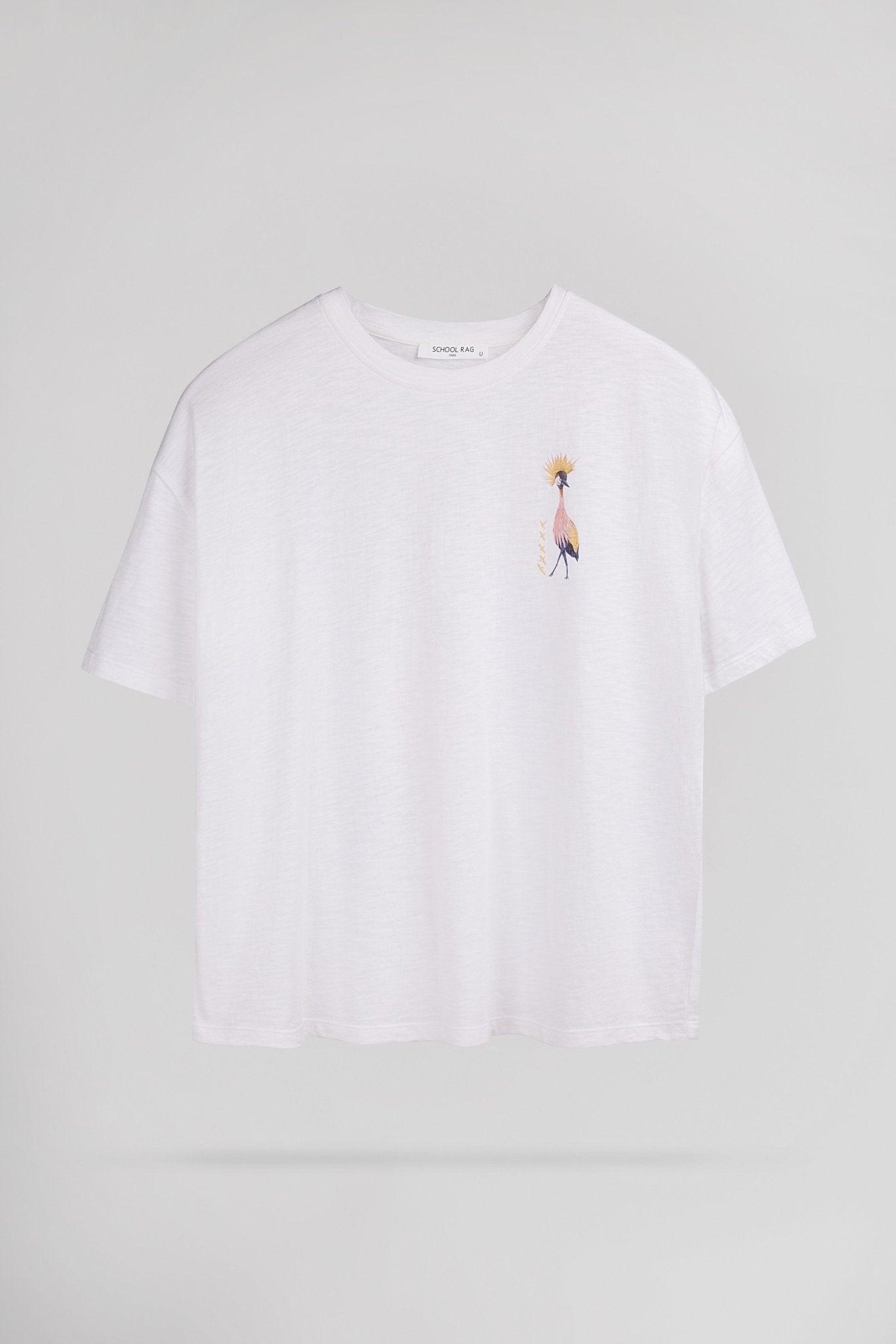 T-shirt T - BIRDY BLANC - School Rag