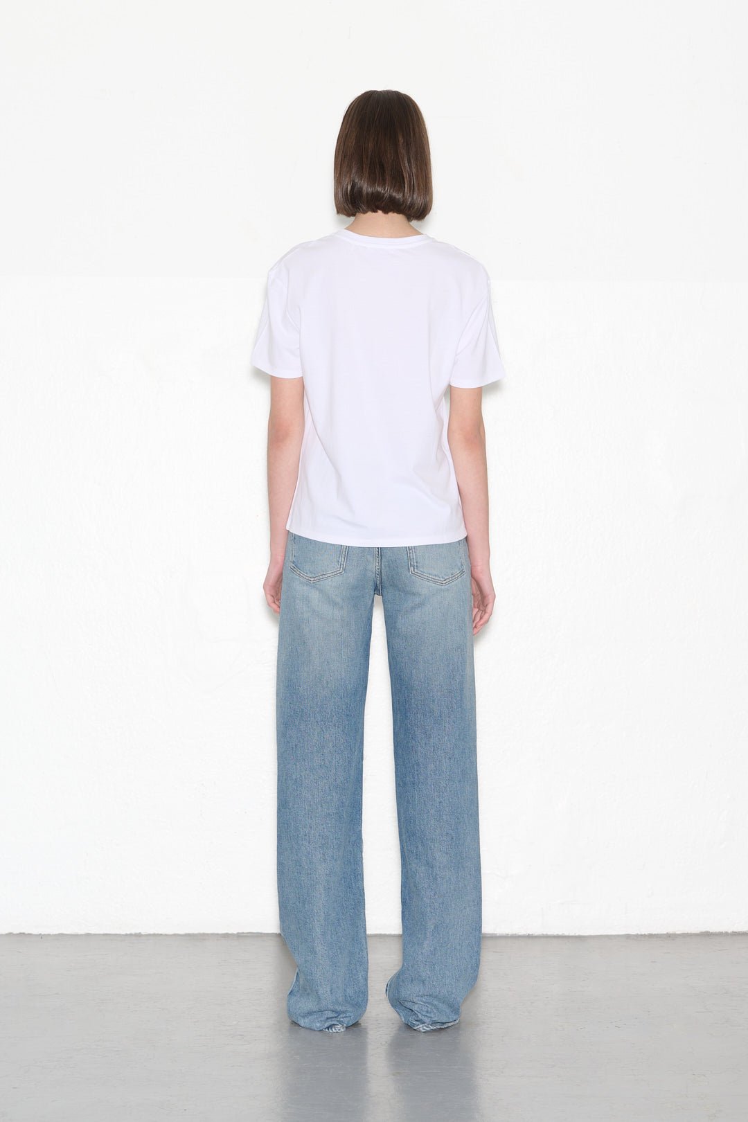 T-shirt T - BROOCH HEART BLANC - School Rag