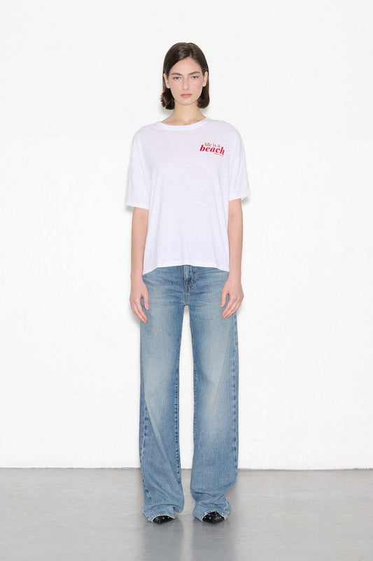 Achat T-shirt T - DAYOFF BLANC - School Rag