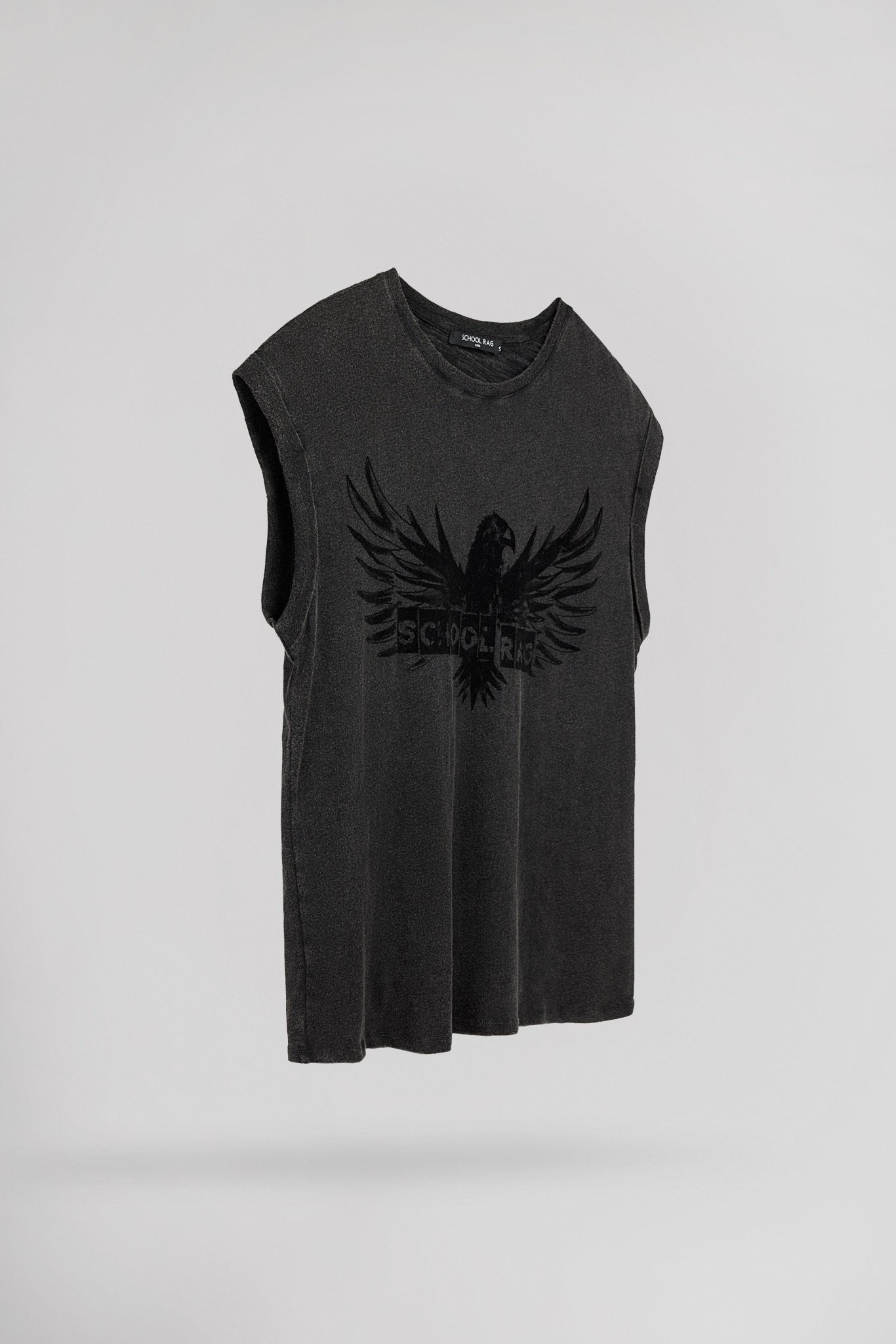 T-shirt T - EAGLE WINGS DARK GREY - School Rag