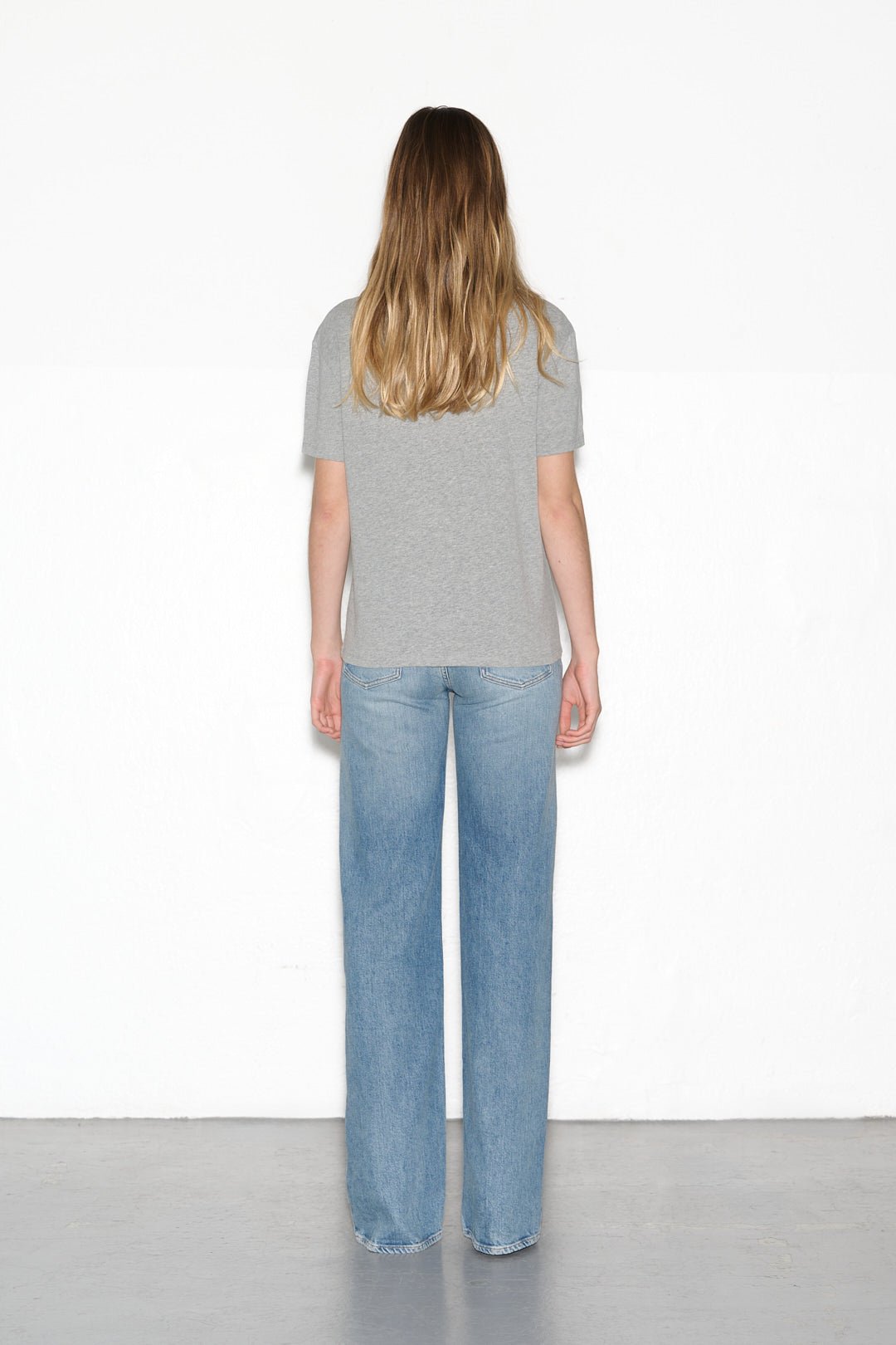 T-shirt T - JANE GRIS CHINE - School Rag