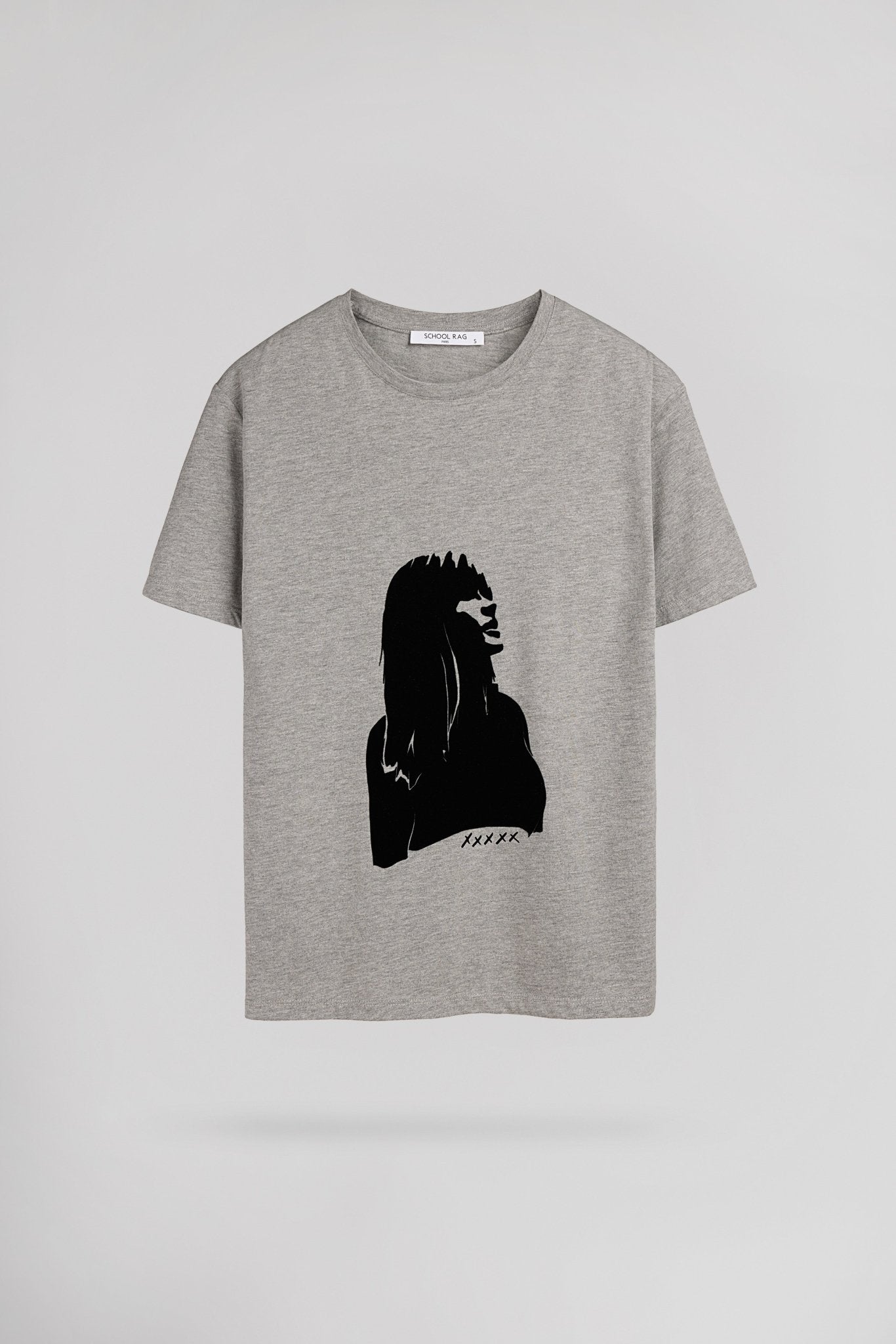 T-shirt T - JANE GRIS CHINE - School Rag