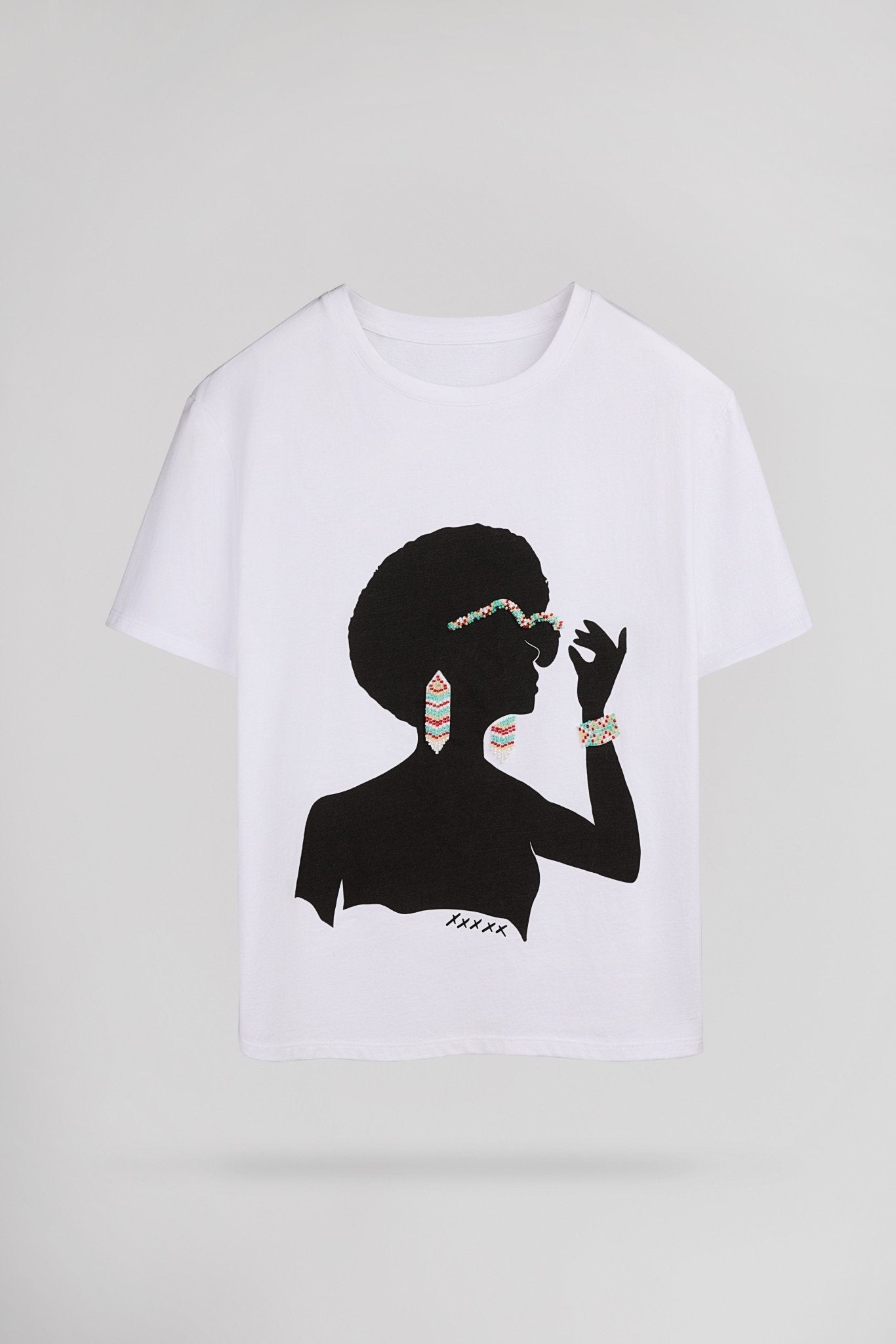 T-shirt T - MADAME COLOR BLANC - School Rag
