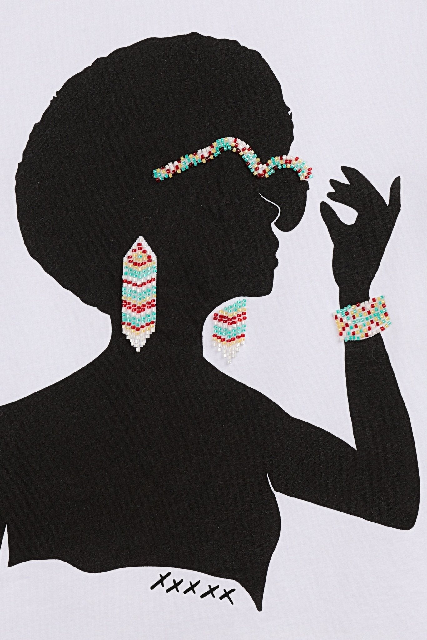 T-shirt T - MADAME COLOR BLANC - School Rag