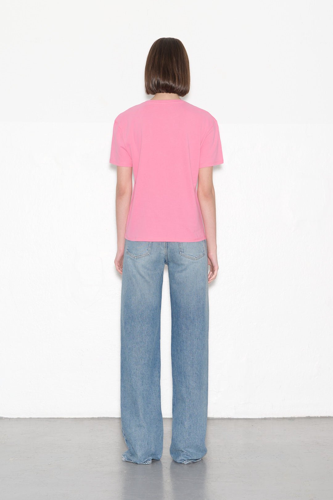 T-shirt T - MADAME COLOR CANDY PINK - School Rag