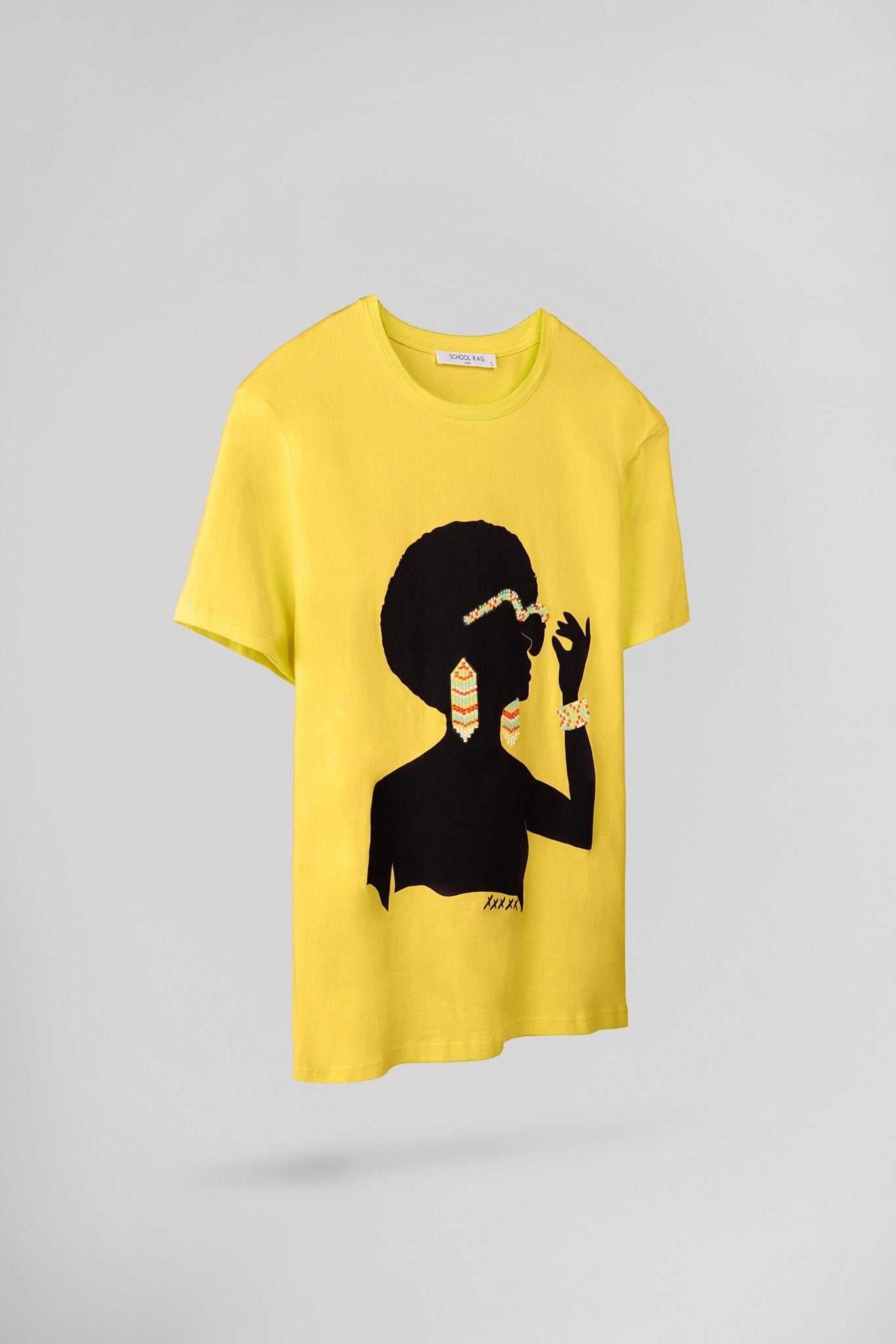 T-shirt T - MADAME COLOR PAILLE - School Rag