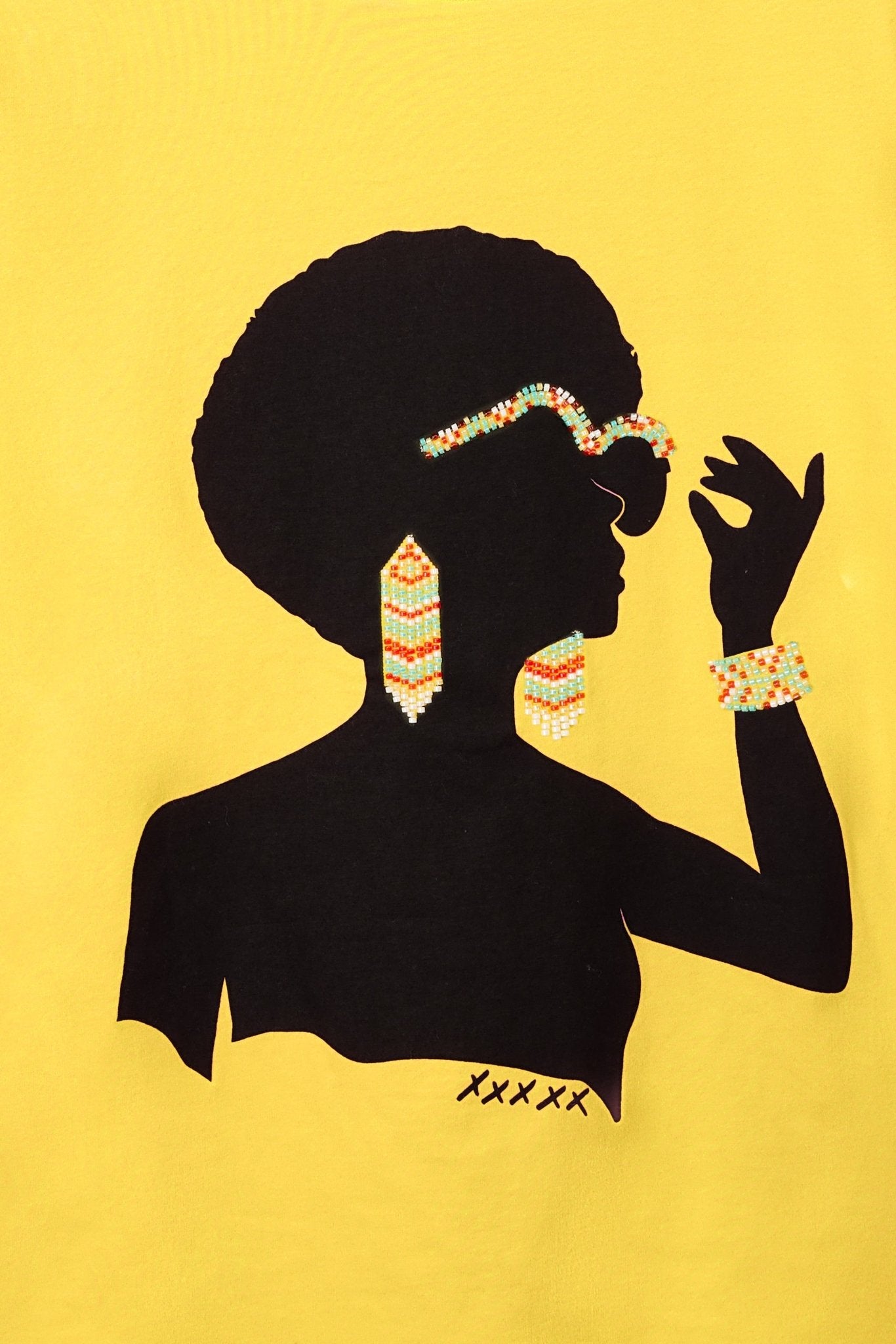 T-shirt T - MADAME COLOR PAILLE - School Rag