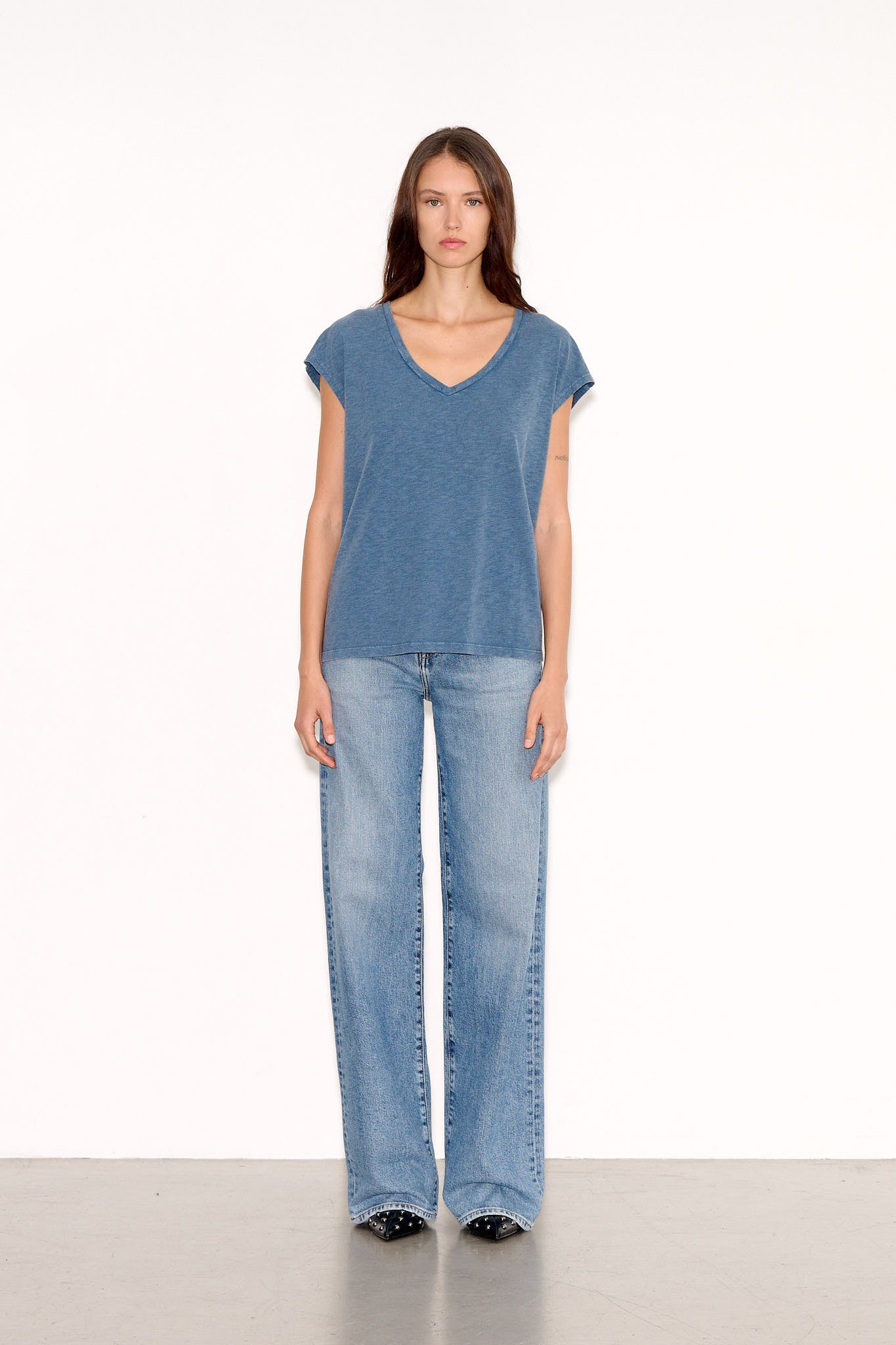 T-shirt T - SUMMER WORKING BLUE - School Rag