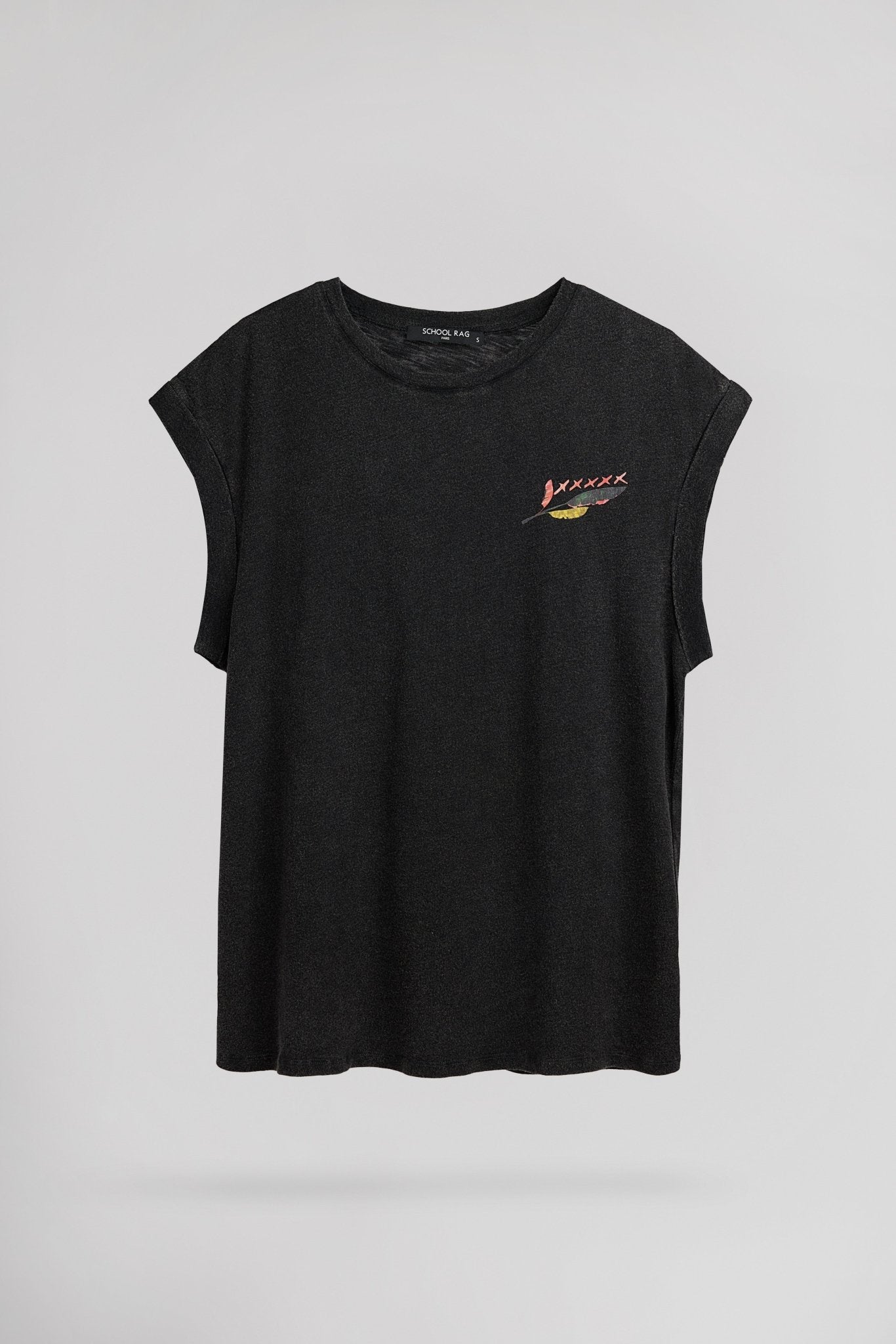 T-shirt TROPICAL DARK GREY - School Rag