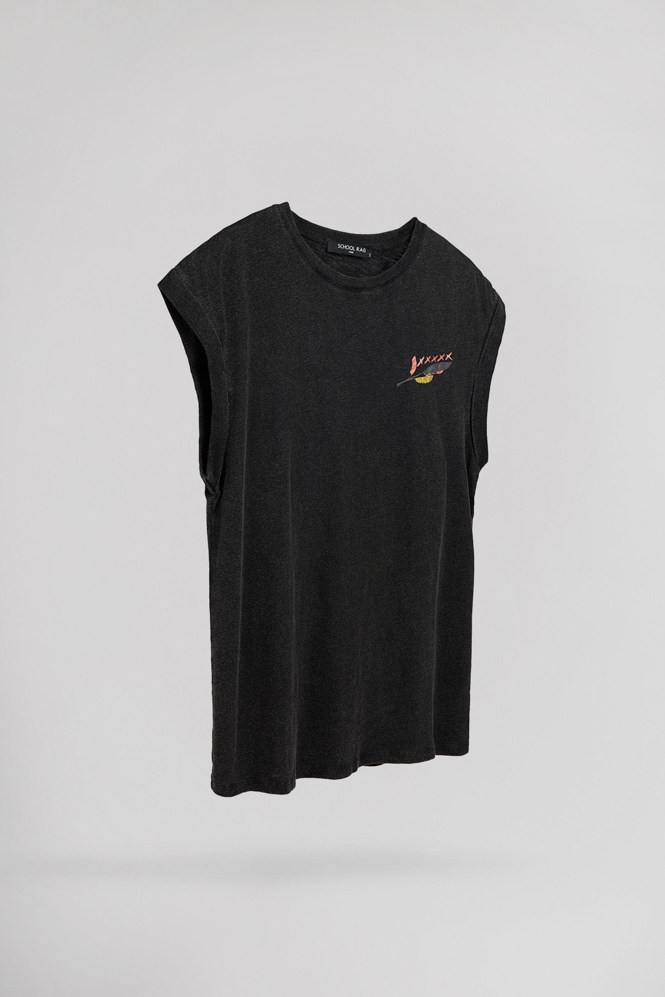 T-shirt TROPICAL DARK GREY - School Rag