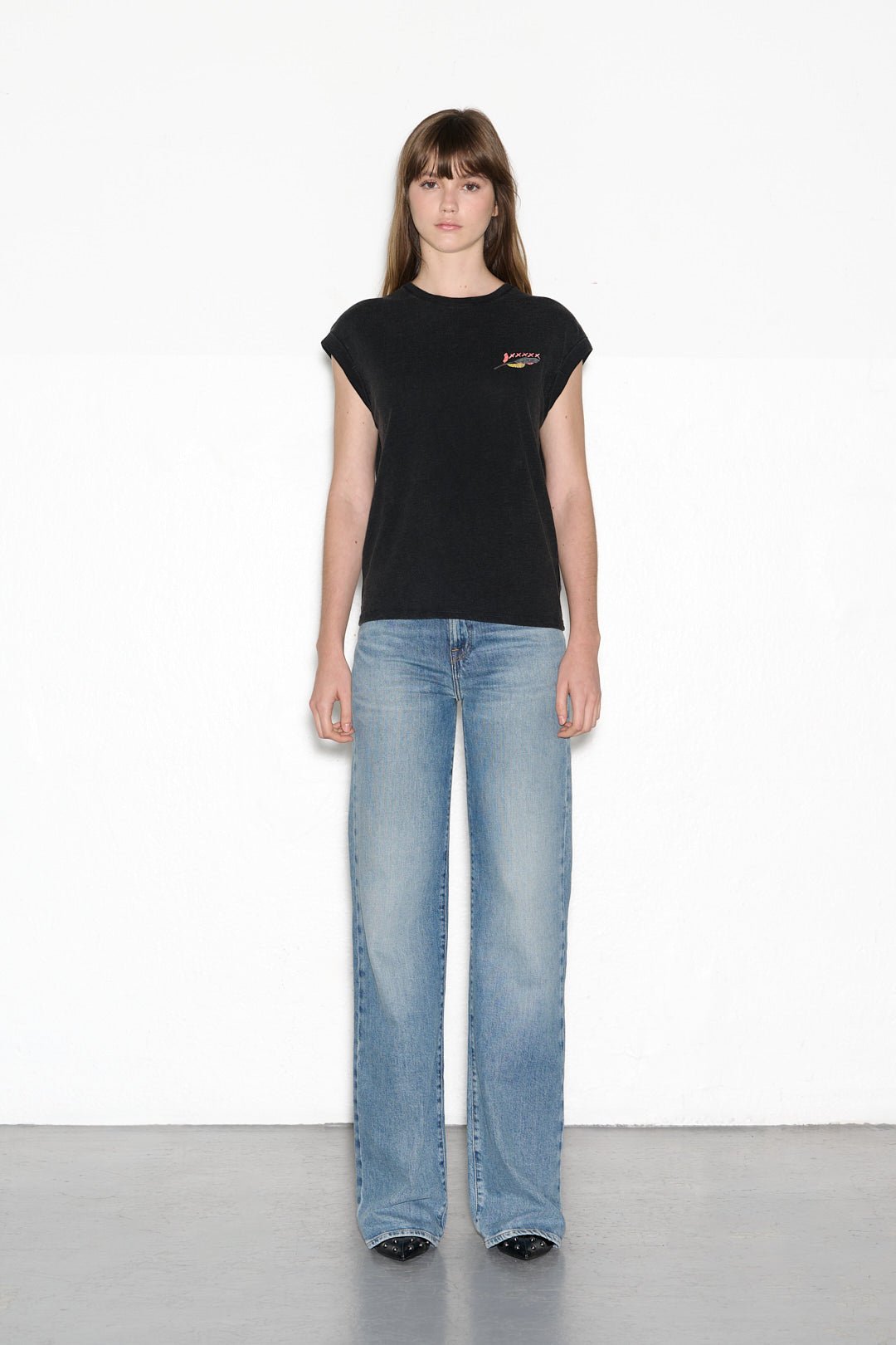 T-shirt TROPICAL DARK GREY - School Rag