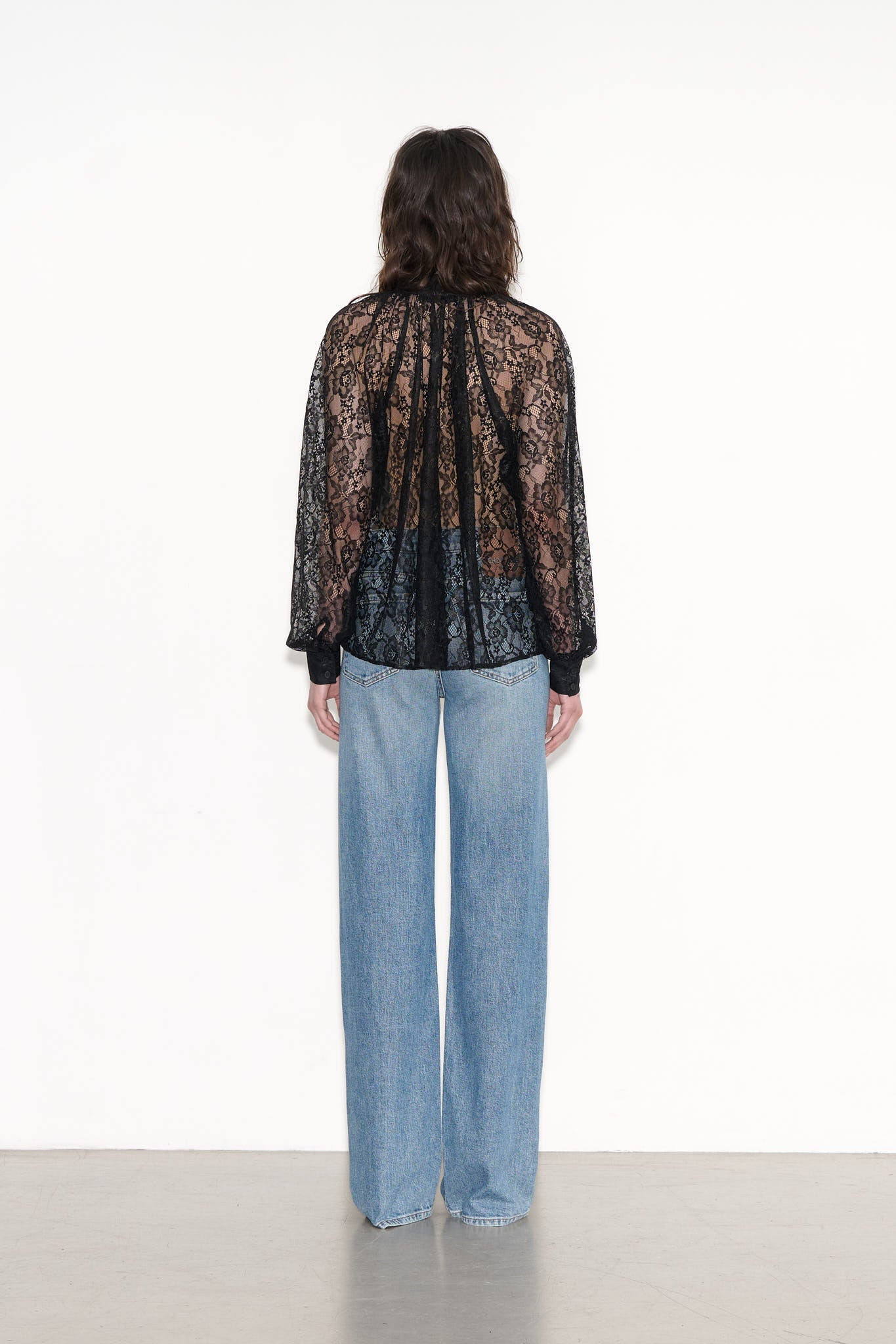 Top ample transparent TIFFEN NOIR - School Rag