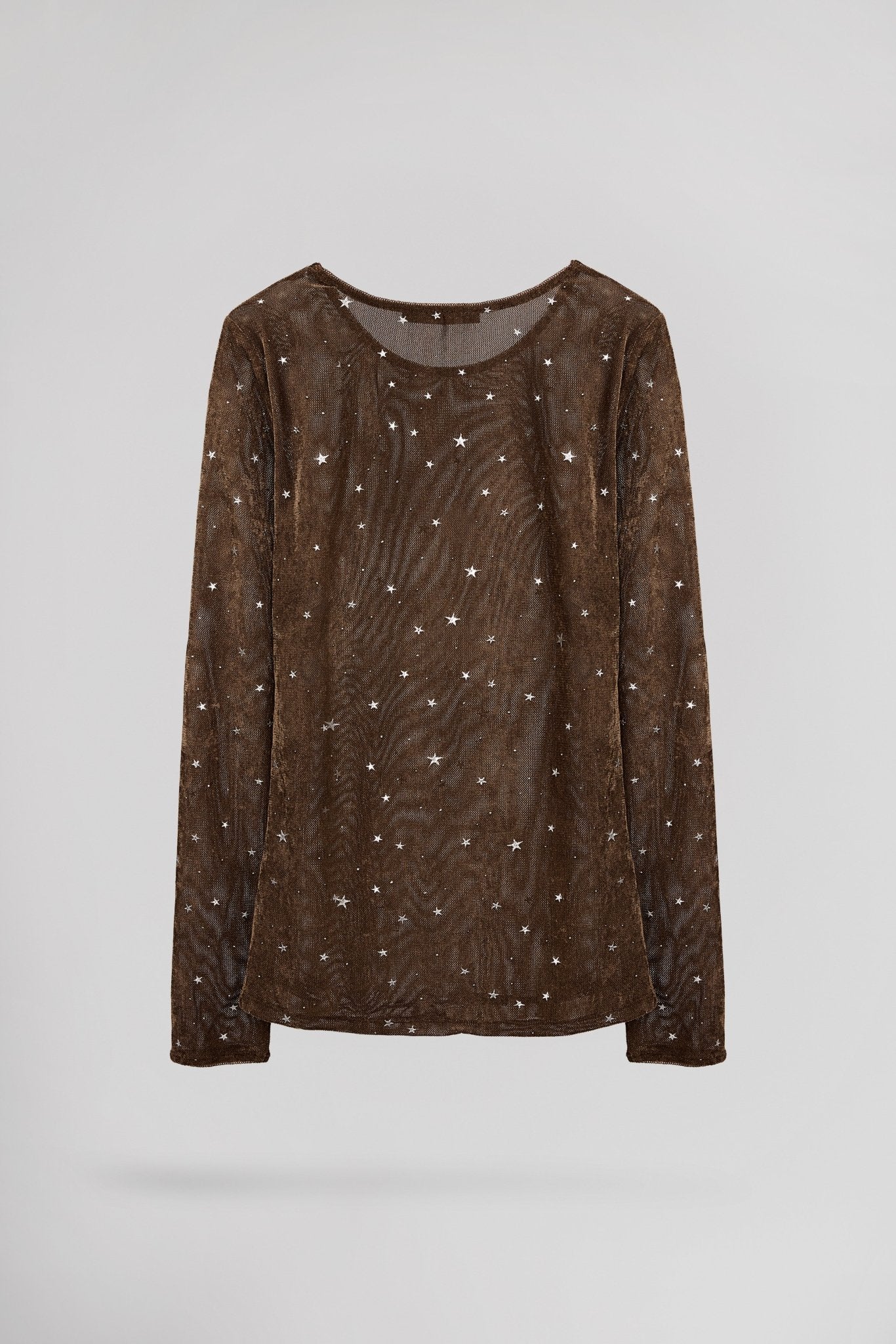 Top en mesh velours à motif étoiles LACYL STARS - School Rag