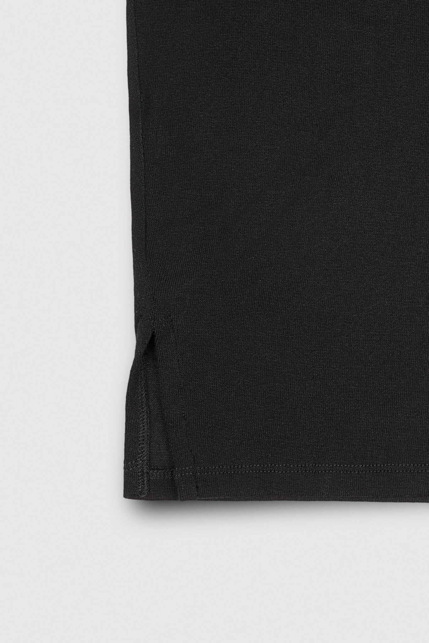 Top oversize en maille tricot PALM VISCOSE  NOIR - School Rag