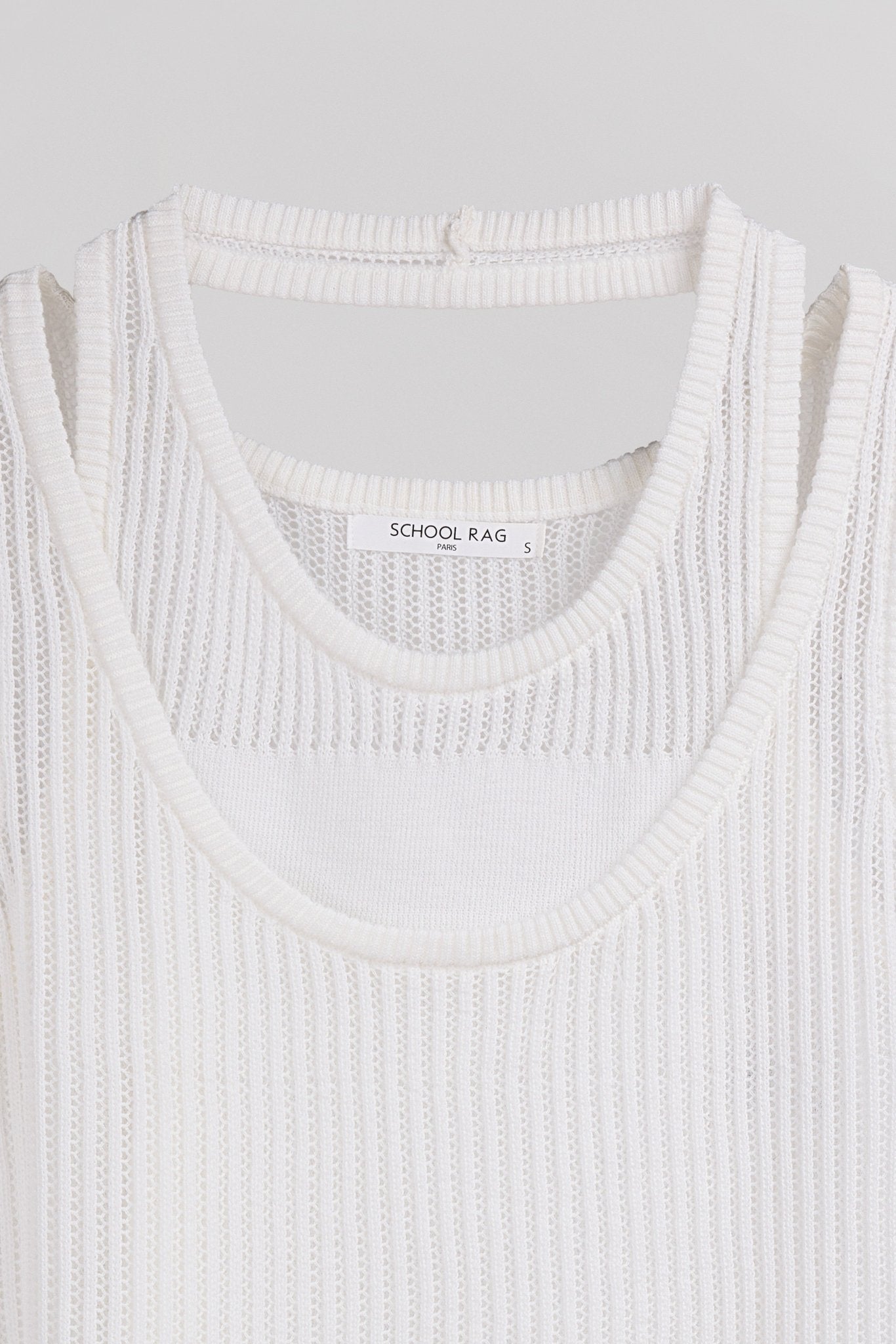 Top T - BRONX BLANC - School Rag