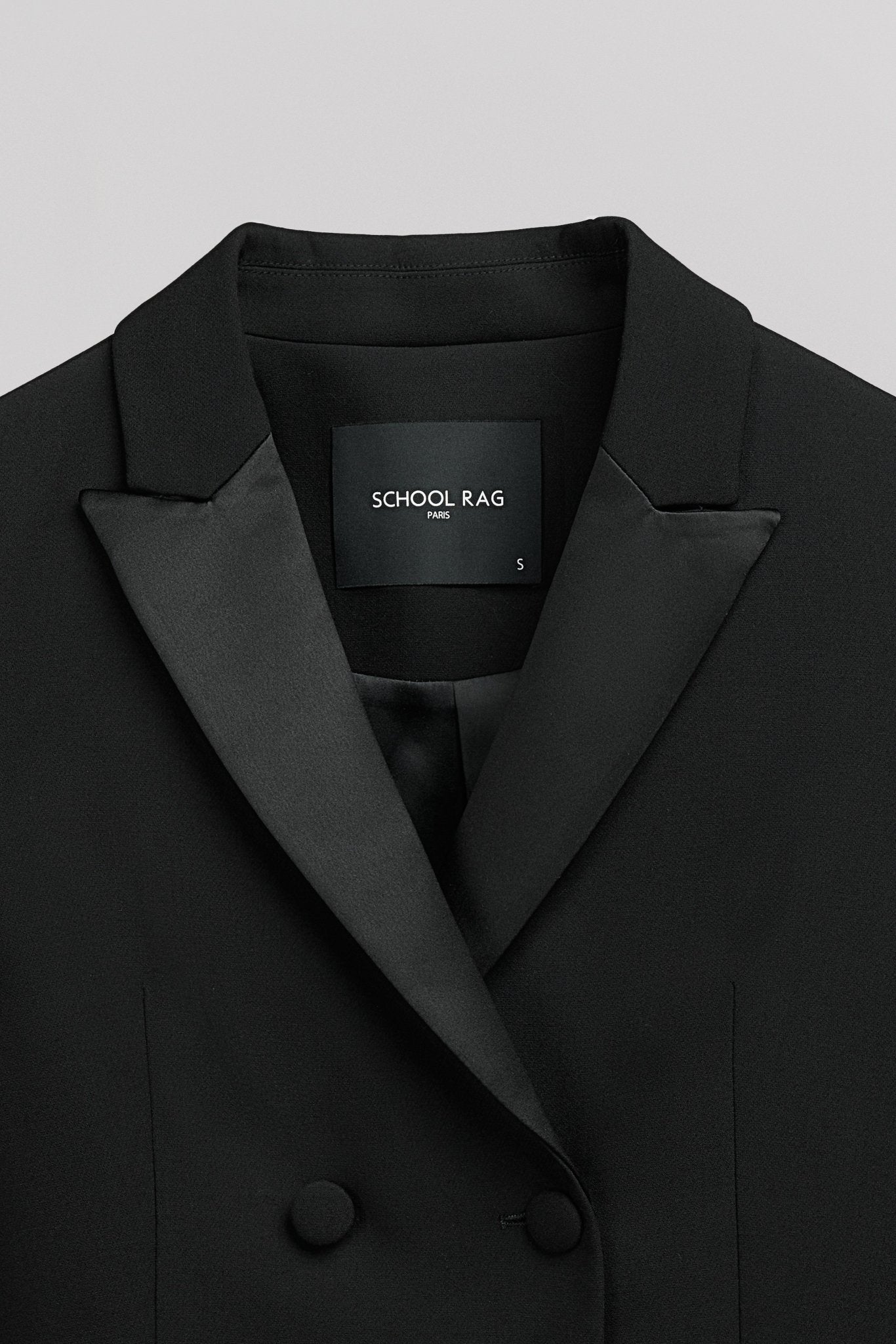 Veste cintrée doublée VASKO NOIR - School Rag