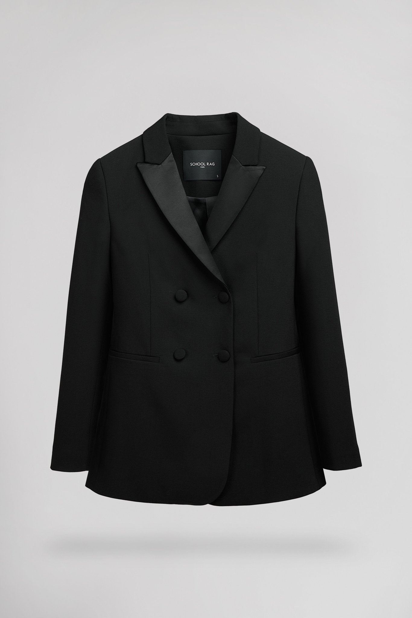 Veste cintrée doublée VASKO NOIR - School Rag