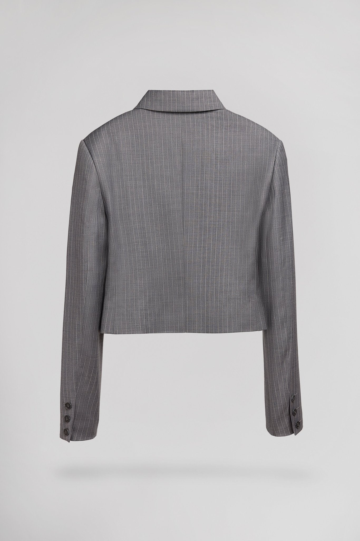 Veste de costume courte VANY CAPONE GREY STRIPES - School Rag