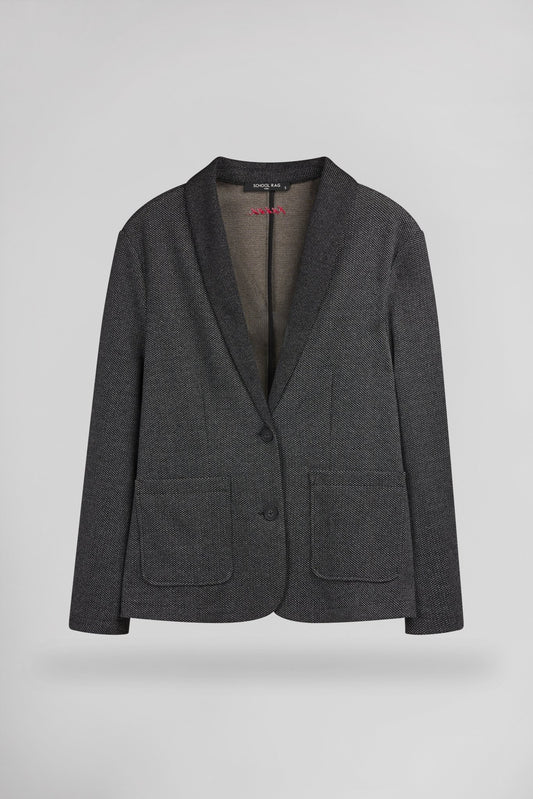 Achat Veste tailleur en maille V-NUNA - School Rag
