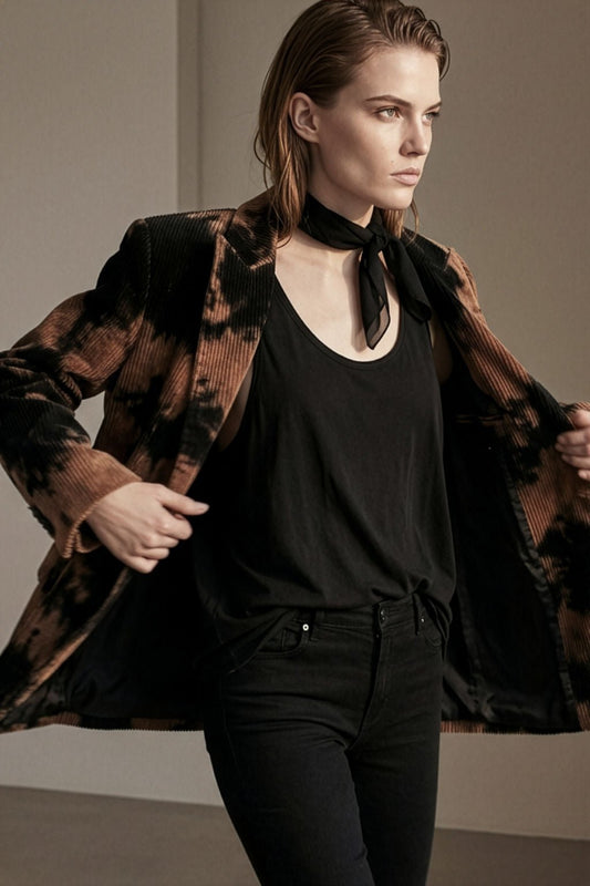 Achat Veste tailleur velours tie & dye VENTURA SPRAY - School Rag
