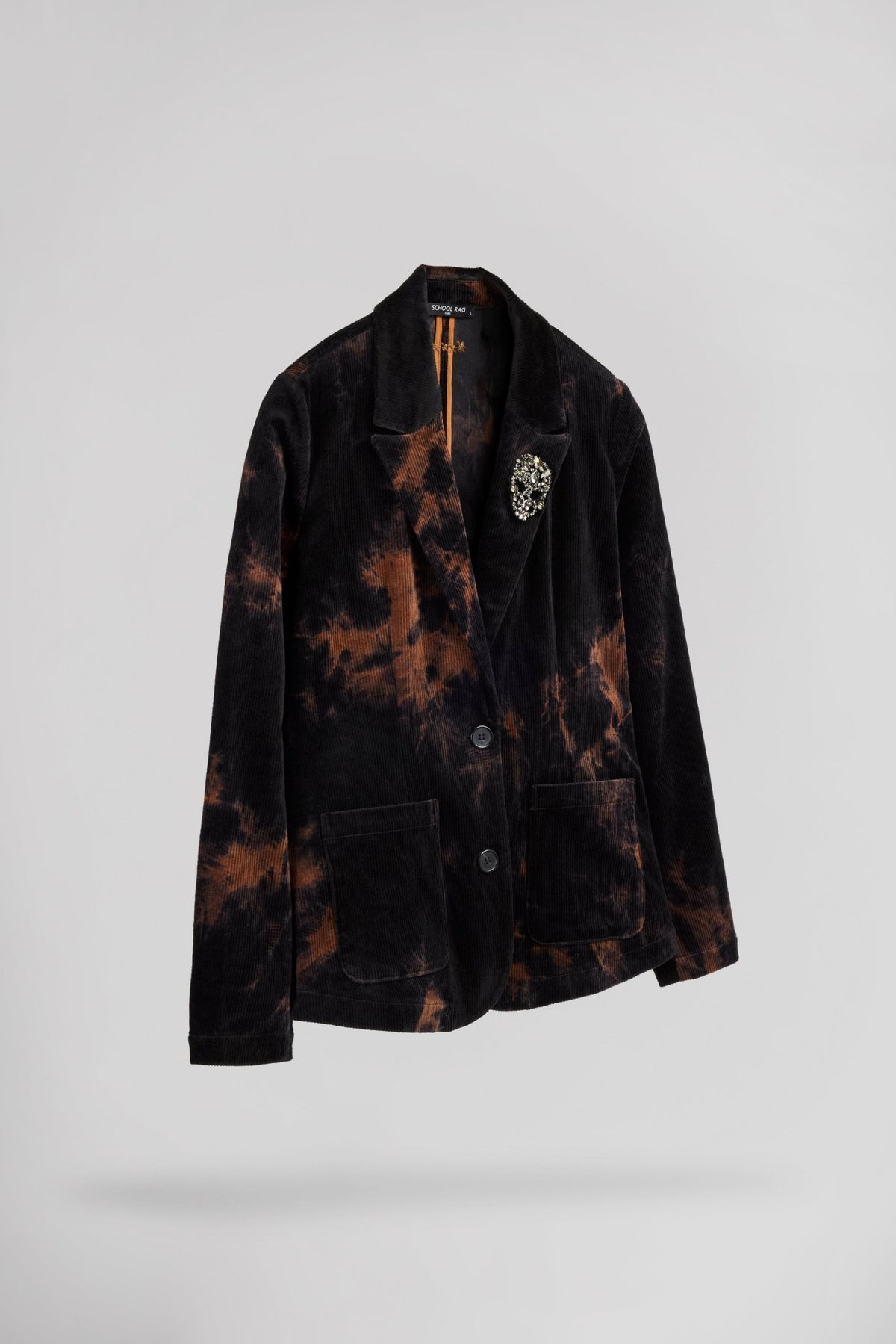 Veste tailleur velours tie & dye VENTURA SPRAY - School Rag