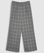 Pantalon large à carreaux  - Pacha Checks, MIDDLE GREY CHECKS, large
