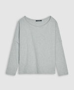 Tee-Shirt long  - Thealo, GREY MELANGE COLOR, large