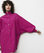 Robe chemise oversize RIMA, FUSHIA BRIGHT, large