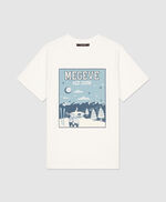 Tee-shirt oversize en jersey MEGEVE, BLANC, large
