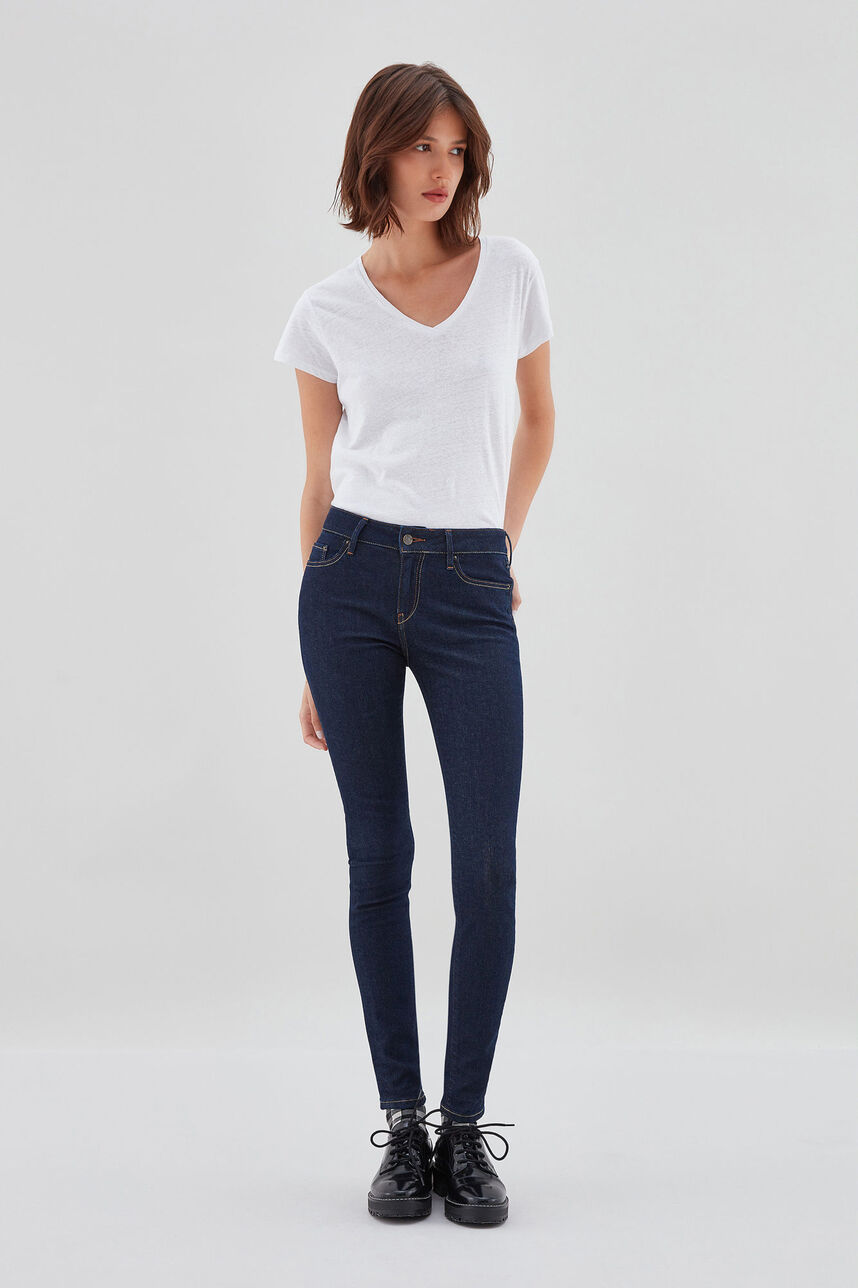 ALYSON MID RISE Jean skinny, OLD / ENCRE, large
