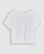 TINOA Tee-shirt oversize  en lin et coton, BABY LILAS, large