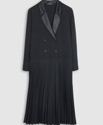 Robe tailleur plissée  - Rosemay, NOIR, large