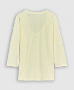 TAMARA Tee-shirt en lin et coton, BLE, large