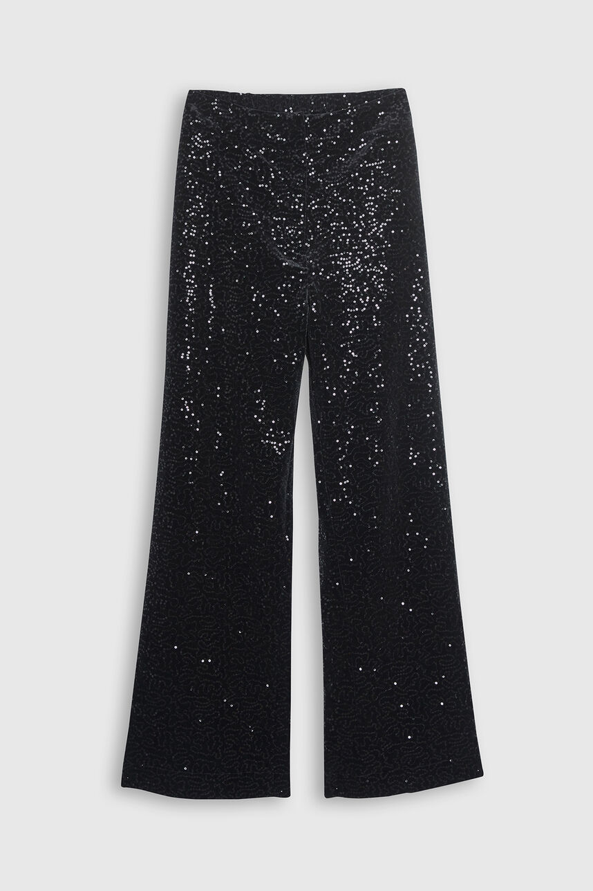 Pantalon large scintillant - Pacha Black Glitter, BLACK GLITTER, large
