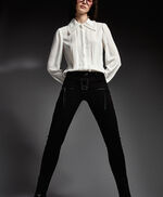 Jeans skinny  - Vynil Cross Black, NOIR, large