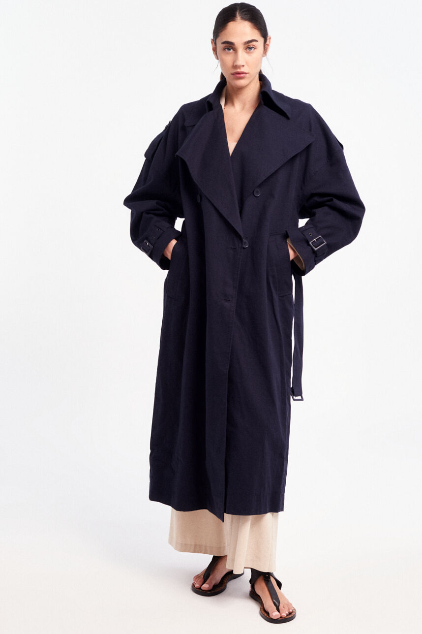 Trench coat M-ANY, SAPHIR, large