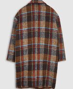 Manteau oversize à carreaux - Madie Checks, BROWN CHECKS, large