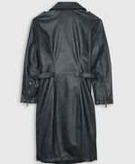 Robe style perfecto en similicuir - Rolling Dundee, NOIR, large