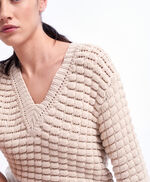 Pull  - Coupe droite PEARLSHOW BUBBLE, MASTIC, large