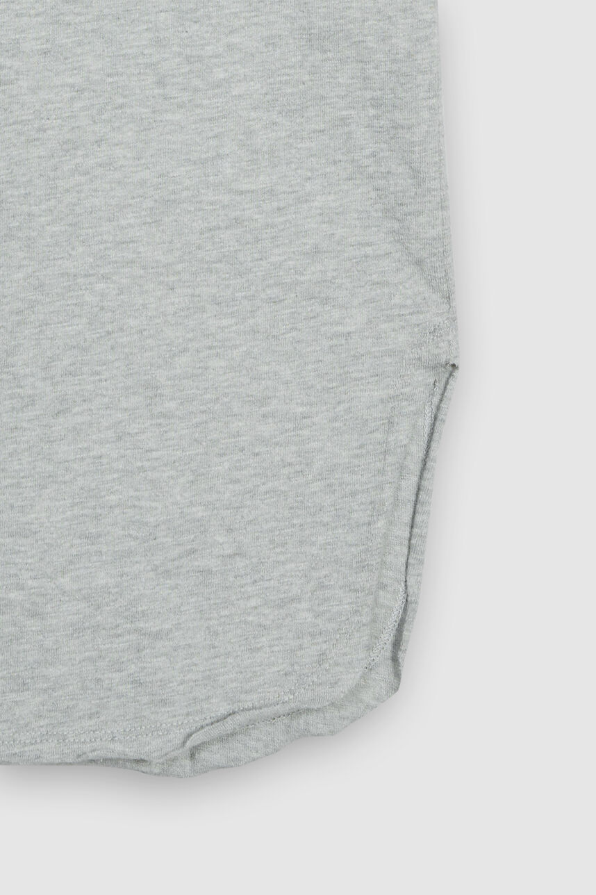 Tee-shirt long  - Theola, GREY MELANGE COLOR, large